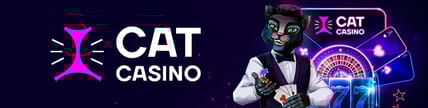 Cat Casino welcome bonus banner