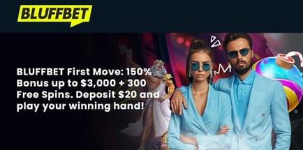 welcome bonus bluffbet casino